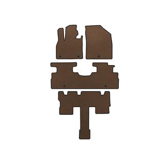 EVA Floor Mats (3 Rows, 7-Seater, Brown)