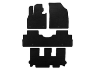 Hyundai Palisade 2018-2025 EVA Floor Mats (3 Rows, 8-Seater, Black) photo 1