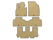 Hyundai Palisade 2018-2025 EVA Floor Mats (3 Rows, 8-Seater, Beige) photo 1