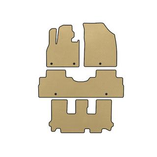 EVA Floor Mats (3 Rows, 8-Seater, Beige)