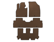 Hyundai Palisade 2018-2025 EVA Floor Mats (3 Rows, 8-Seater, Brown) photo 1