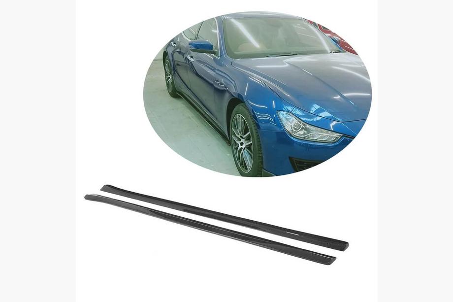 Maserati Ghibli 2013-2023 Side Skirts V1 (for Base/S/S Q4, Carbon) Photo 1
