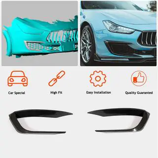 Carbon Front Bumper Covers (for Base 2018-2020) Maserati Ghibli 2013-2023 photo 2