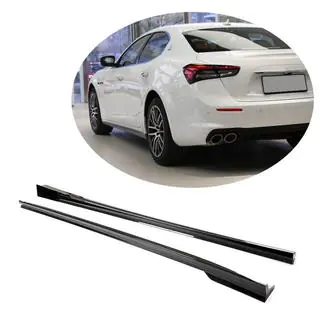 Side Skirts V2 (for Base/S/S Q4/Diesel/250 Diesel, Carbon) photo 1