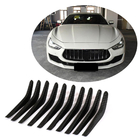 Maserati Ghibli 2013-2023 Front Grille Covers (for Base/S/S Q4 2018-2020, Carbon) photo 1