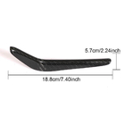 Maserati Ghibli 2013-2023 Front Grille Covers (for Base/S/S Q4 2018-2020, Carbon) photo 5
