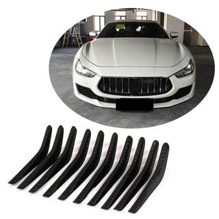 Front Grille Covers (for Base/S/S Q4 2018-2020, Carbon) photo 1