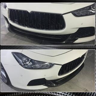 Front Bumper Lip V2 for Base/S/S Q4 2013-2017 Carbon photo 3