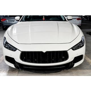 Front Bumper Lip V2 for Base/S/S Q4 2013-2017 Carbon Maserati Ghibli 2013-2023 photo 2