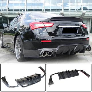 Rear Bumper Diffuser (for Base/S/S Q4 2014-2017, Carbon) Maserati Ghibli 2013-2023 photo 2