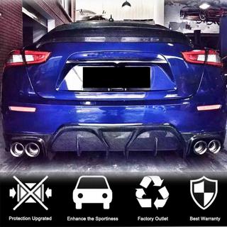 Rear Bumper Diffuser (for Base/S/S Q4 2014-2017, Carbon) Maserati Ghibli 2013-2023 photo 3