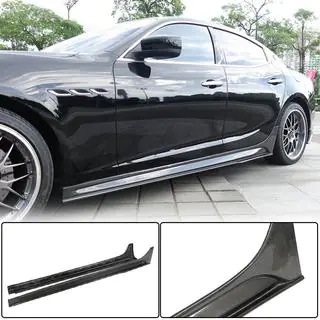 Side Skirts V3 (for Base/S/S Q4/Diesel/250 Diesel, Carbon) photo 1