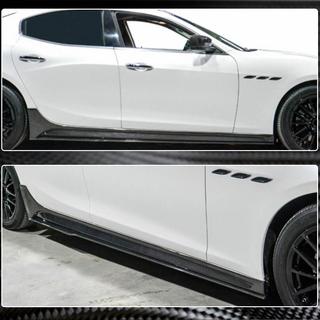 Side Skirts V3 (for Base/S/S Q4/Diesel/250 Diesel, Carbon) Maserati Ghibli 2013-2023 photo 3