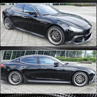Side Skirts V3 (for Base/S/S Q4/Diesel/250 Diesel, Carbon) Maserati Ghibli 2013-2023 photo 4
