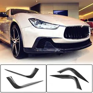Carbon Front Bumper Covers (for Base/S/S Q4 2013-2017) Maserati Ghibli 2013-2023 photo 1