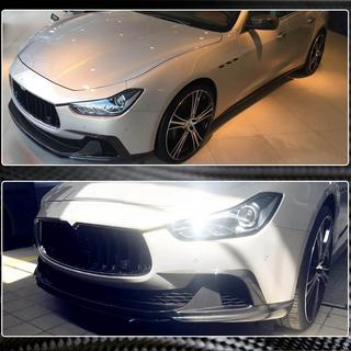 Carbon Front Bumper Covers (for Base/S/S Q4 2013-2017) Maserati Ghibli 2013-2023 photo 3
