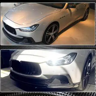 Carbon Front Bumper Covers (for Base/S/S Q4 2013-2017) Maserati Ghibli 2013-2023 photo 3