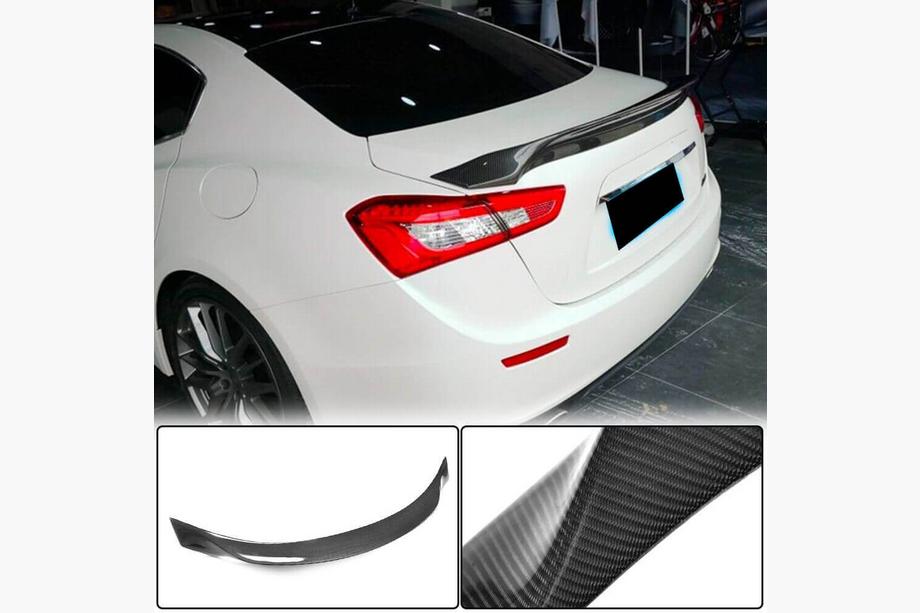 Maserati Ghibli 2013-2023 Spoiler V4 (Carbon) Image