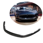 Maserati GranTurismo 2007-2019 Front Bumper Lip Spoiler (2007-2009, Carbon) photo 1
