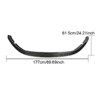 Maserati GranTurismo 2007-2019 Front Bumper Lip Spoiler (2007-2009, Carbon) photo 6