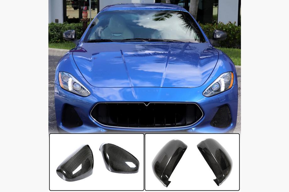 Maserati GranTurismo 2007-2019 Mirror Covers (Carbon) Image