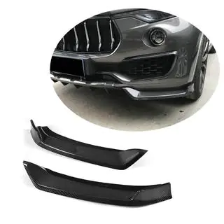 Carbon Front Bumper Flaps (for Base/S) Maserati Levante 2016- photo 1
