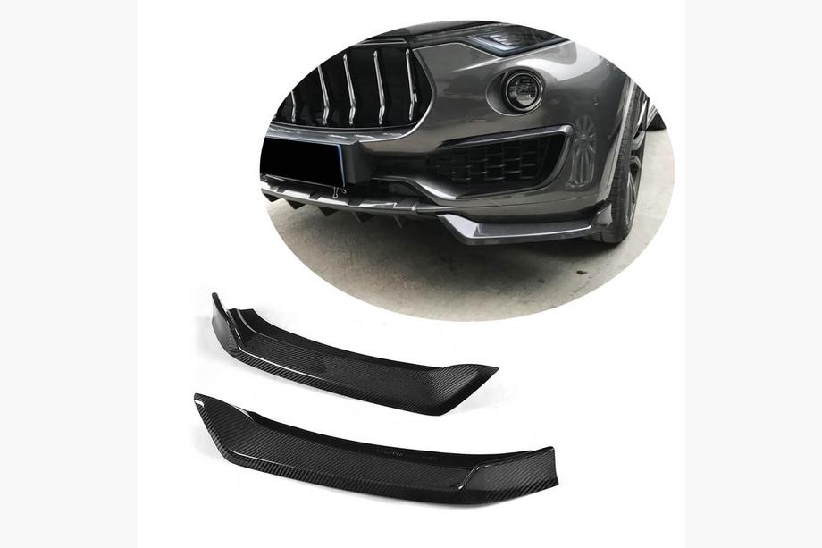 Maserati Levante 2016- Carbon Front Bumper Flaps (for Base/S) Image
