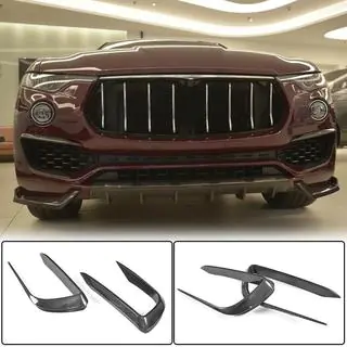 Carbon Front Bumper Covers (for Base/S) Maserati Levante 2016- photo 1