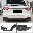 Maserati Levante 2016- Rear Bumper Diffuser V1 (for Base/S, Carbon) photo 1