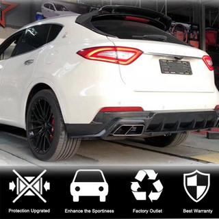 Rear Bumper Diffuser V1 (for Base/S, Carbon) Maserati Levante 2016- photo 2