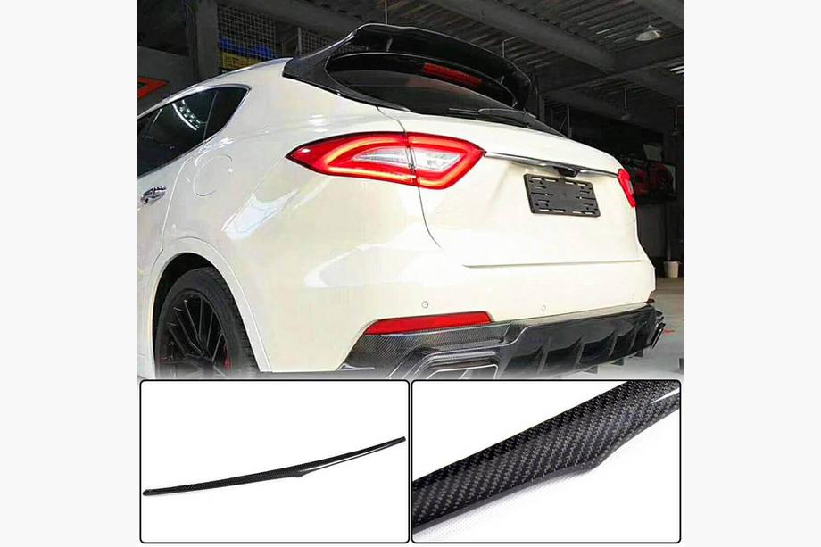 Maserati Levante 2016- Carbon License Plate Trim Image