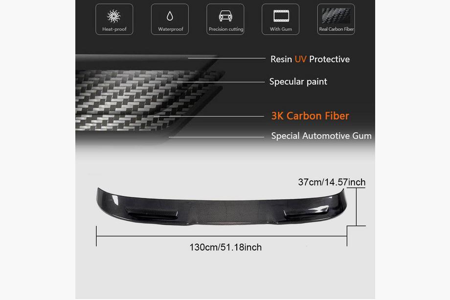 Maserati Levante 2016- Spoiler V2 (Carbon) Photo 6