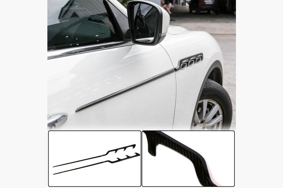 Maserati Levante 2016- Side Skirt Extensions (Carbon) Image