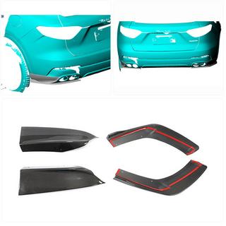 Carbon Rear Bumper Cover Maserati Levante 2016- photo 2