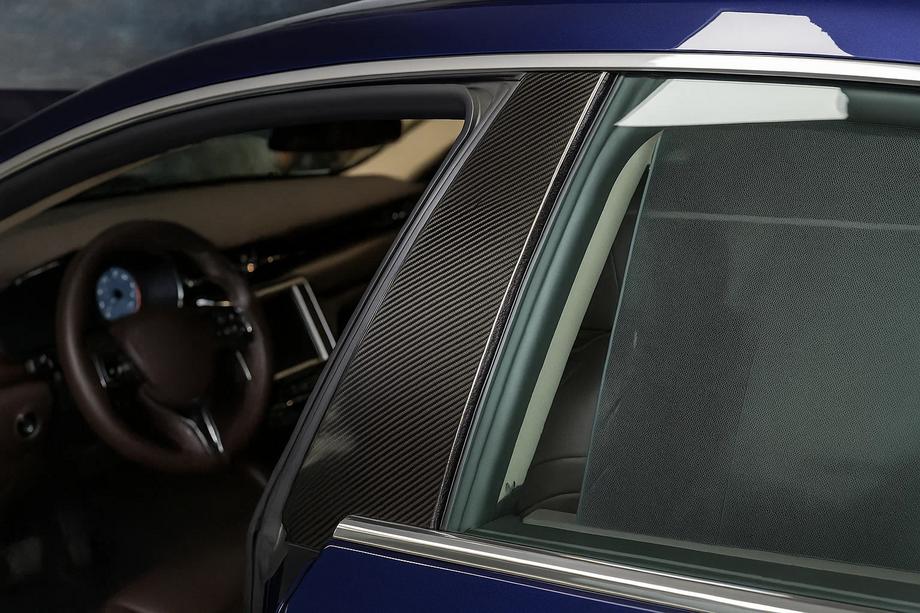 Maserati Quattroporte 2013-2023 Carbon Door Pillar Covers (2013-2017) Image
