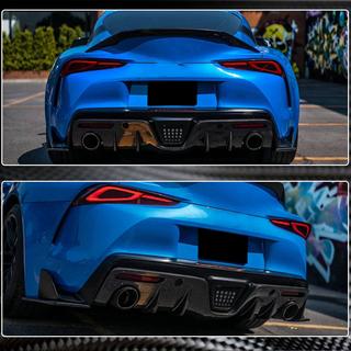 Carbon Rear Bumper Cover Toyota Supra 2019- photo 3