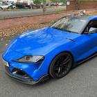 Toyota Supra 2019- Front Bumper Lip V2 (Carbon) photo 3