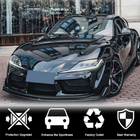 Toyota Supra 2019- Front Bumper Lip V2 (Carbon) photo 8