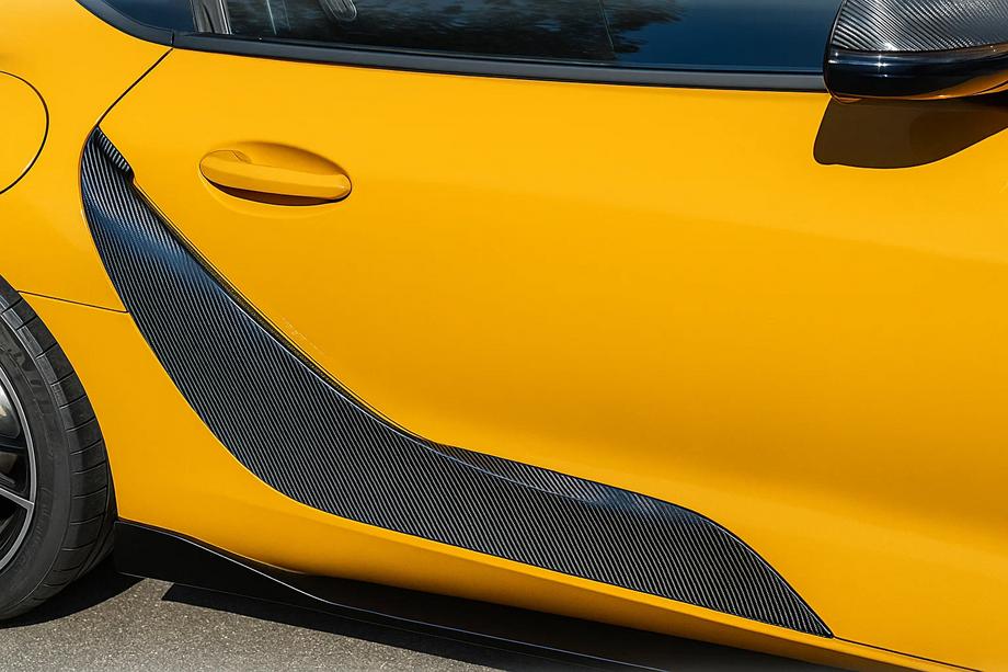 Toyota Supra 2019- Door Trim Covers (Carbon) Image