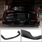Toyota Supra 2019- Rear Bumper Diffuser V2 (Carbon) photo 1