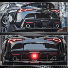 Toyota Supra 2019- Rear Bumper Diffuser V2 (Carbon) photo 5