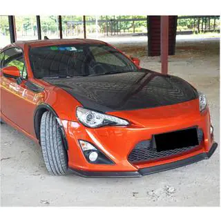 Front Bumper Lip V1 Overlay (Carbon) photo 3