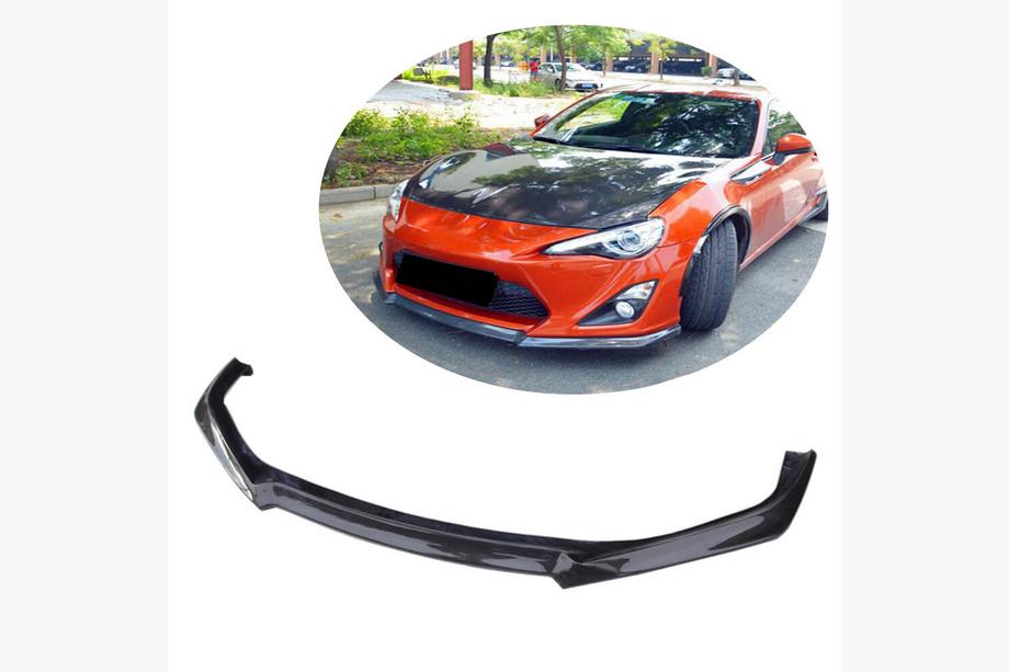 Toyota GT86 2011- Front Bumper Lip V1 Overlay (Carbon) Image