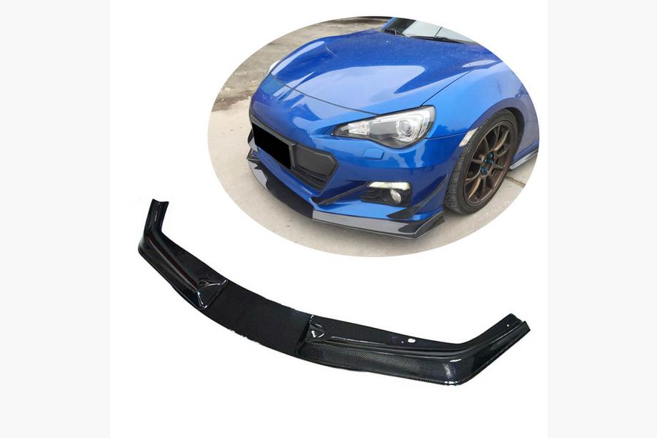 Toyota GT86 2011- Front Bumper Lip V2 (Carbon) Image