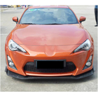Toyota GT86 2011- Front Bumper Lip V3 (Carbon) photo 2