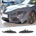 Toyota Supra 2019- Front bumper lip (Carbon) photo 1