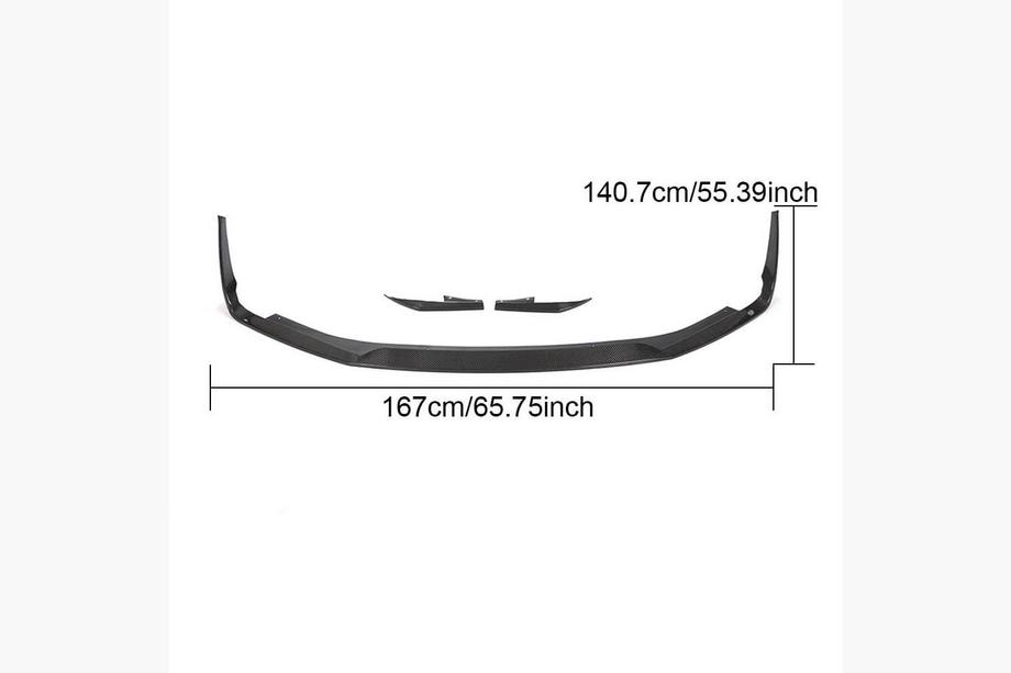 Subaru BRZ 2012-2021 Front Bumper Lip V2 (2017-2021, Carbon) Photo 6