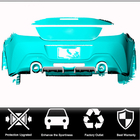 Subaru BRZ 2021- Rear Bumper Diffuser V1 (2021-2023, Carbon) photo 2