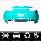 Subaru BRZ 2021- Rear Bumper Cover V1 (Carbon) photo 2