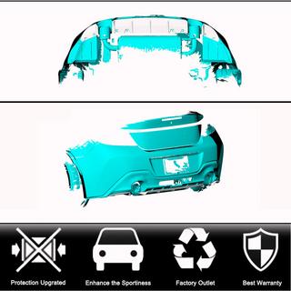Rear Bumper Diffuser V2 (2021-2023, Carbon) photo 2